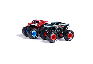 Monster Jam 1:64 Marvel 2 Pack Assorted